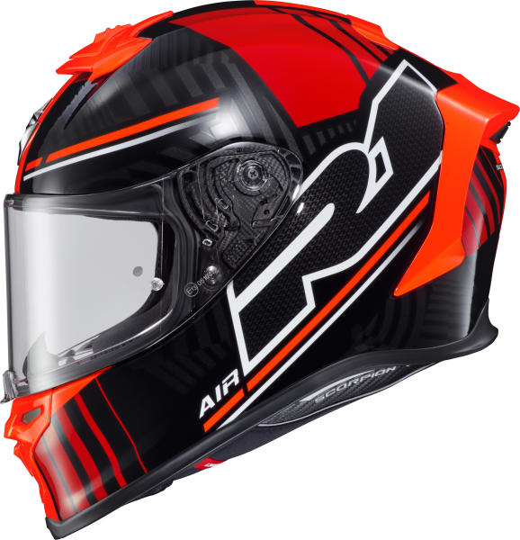 SCORPION EXO - EXO-R1 AIR FULL FACE HELMET JUICE RED 2X - Image 1