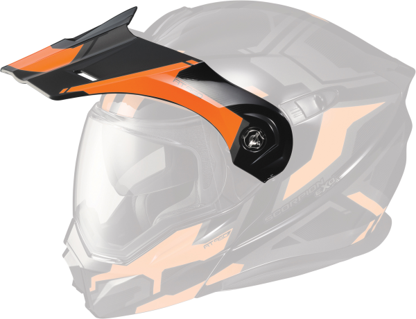 SCORPION EXO - EXO-AT950 HELMET PEAK VISOR ELLWOOD ORANGE - Image 1