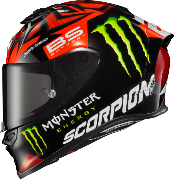 SCORPION EXO - EXO-R1 AIR HELMET QUARTARARO MONSTER REPLICA BLACK 2X - Image 1