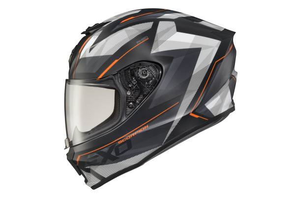 SCORPION EXO - EXO-R420 FULL-FACE HELMET ENGAGE ORANGE 2X - Image 1