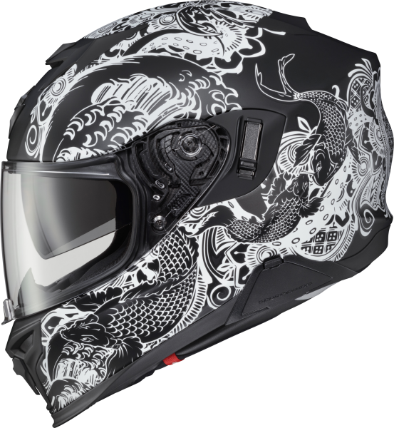 SCORPION EXO - EXO-T520 HELMET NAMA-SUSHI BLACK/WHITE XS - Image 1