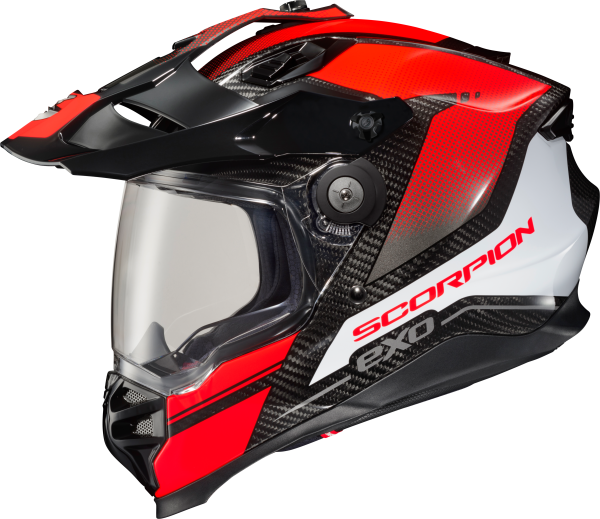 SCORPION EXO - XT9000 CARBON FULL-FACE HELMET TRAILHEAD RED 2X - Image 1