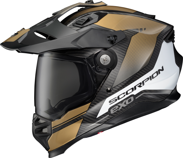 SCORPION EXO - XT9000 CARBON FULL-FACE HELMET TRAILHEAD MATTE GOLD 2X - Image 1