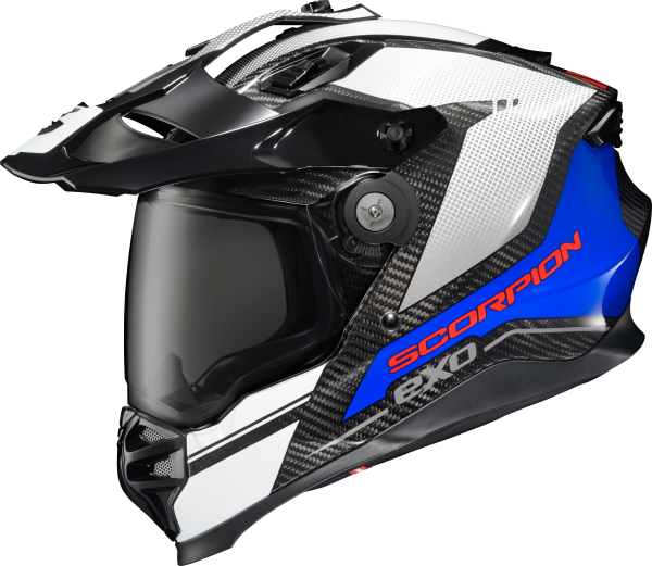 SCORPION EXO - XT9000 CARBON FULL-FACE HELMET TRAILHEAD WHITE 2X - Image 1