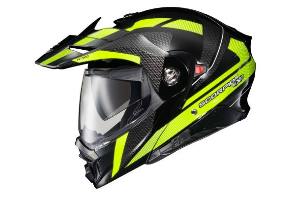 SCORPION EXO - EXO-AT960 MODULAR HELMET HICKS BLACK/HI-VIS 2X - Image 1