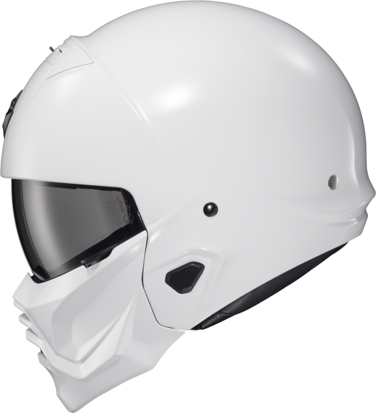 SCORPION EXO - COVERT 2 OPEN-FACE HELMET GLOSS WHITE  2X - Image 1