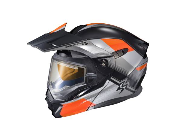 SCORPION EXO - EXO-AT950 COLD WEATHER HELMET ZEC ORANGE 2X (ELECTRIC) - Image 1