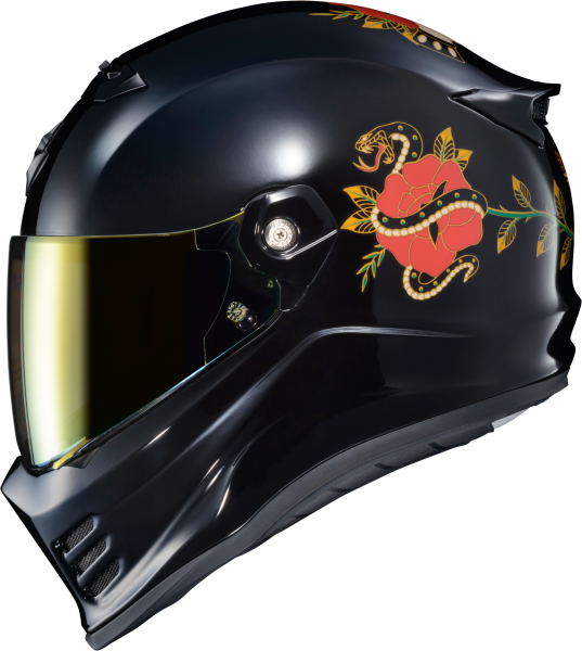 SCORPION EXO - COVERT FX FULL FACE HELMET THE LITAS GLOSS BLACK XS - Image 1