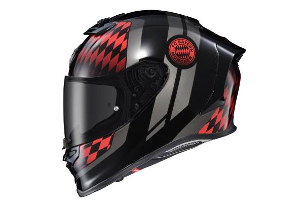 SCORPION EXO - EXO-R1 AIR FULL FACE HELMET FC BAYERN MUNCHEN 2X - Image 1