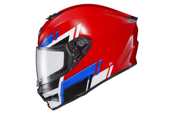 SCORPION EXO - EXO-R420 FULL-FACE HELMET PACE RED 2X - Image 1