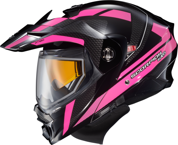 SCORPION EXO - EXO-AT960 COLD WEATHER HELMET HICKS PINK 2X (DUAL PANE) - Image 1