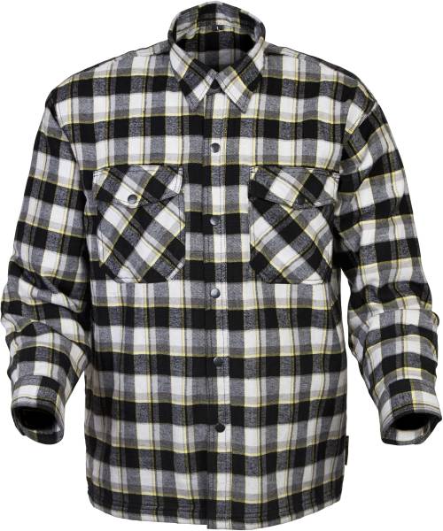 SCORPION EXO - COVERT MOTO FLANNEL BLACK/YELLOW LG - Image 1