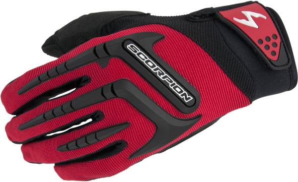 SCORPION EXO - SKRUB GLOVES RED 2X - Image 1