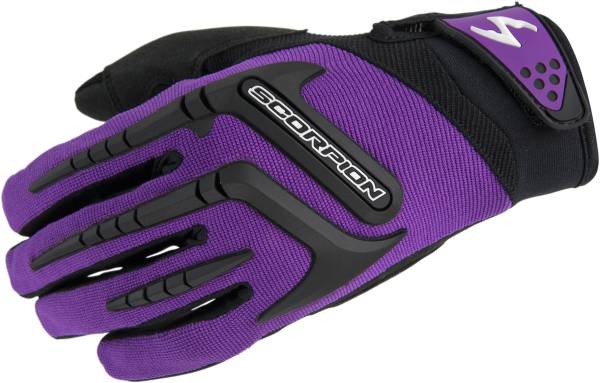 SCORPION EXO - WOMEN'S SKRUB GLOVES PURPLE LG - Image 1