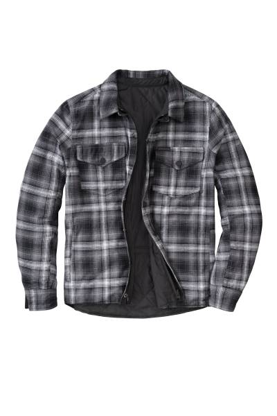 SCORPION EXO - MORPHEUS REVERSABLE JACKET BLACK/PLAID GREY 2X - Image 1