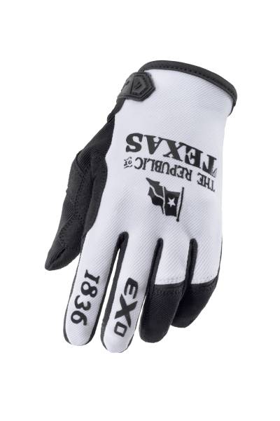 SCORPION EXO - MOTO-FLEX GLOVES LONE STAR WHITE/BLACK 2X - Image 1