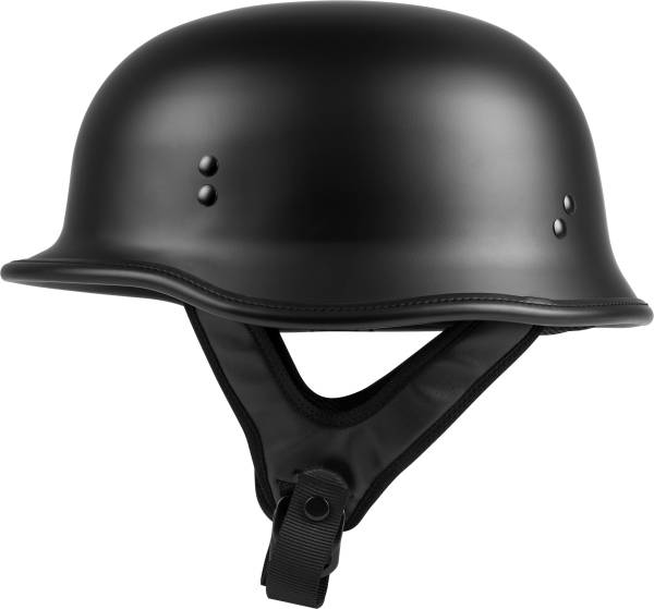 HIGHWAY 21 - 9MM GERMAN BEANIE HELMET MATTE BLACK XS - Image 1