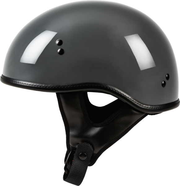 HIGHWAY 21 - .357 SOLID HALF HELMET GREY 2X - Image 1