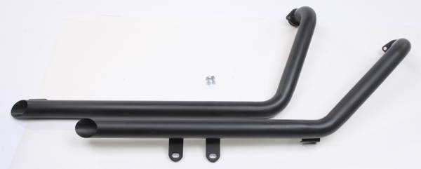 MAC - FULL CRUISER EXHAUST SYSTEM SLASH CUT DRAG BLACK - Image 1