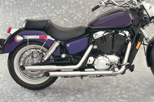 MAC - FULL SYSTEM STAGGERED SLASH SUZUKI CHROME - Image 1