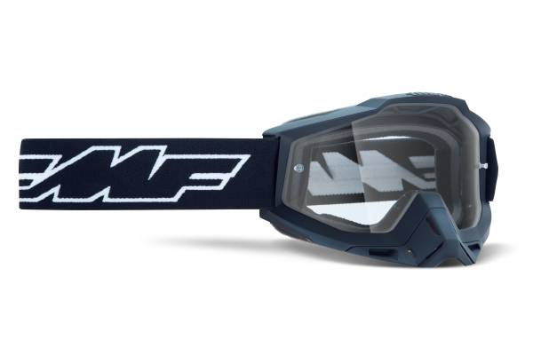 FMF VISION - POWERBOMB GOGGLE ROCKET BLACK CLEAR LENS - Image 1