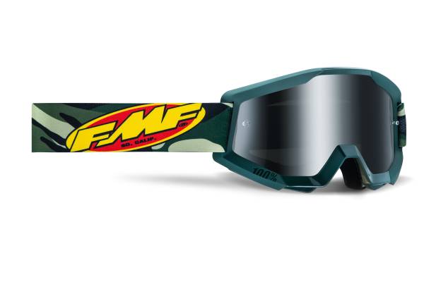 FMF VISION - POWERCORE GOGGLE ASSAULT CAMO MIRROR SILVER LENS - Image 1