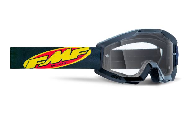 FMF VISION - POWERCORE GOGGLE CORE BLACK CLEAR LENS - Image 1