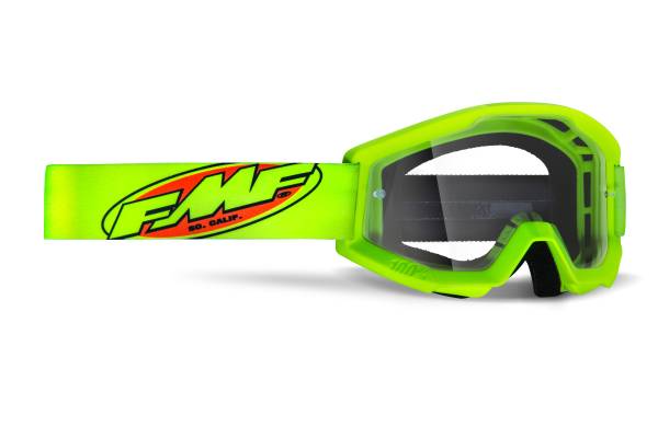 FMF VISION - POWERCORE GOGGLE CORE YELLOW CLEAR LENS - Image 1