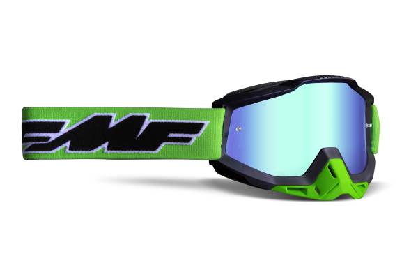 FMF VISION - POWERBOMB GOGGLE ROCKET LIME MIRROR GREEN LENS - Image 1