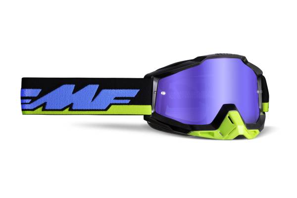 FMF VISION - POWERBOMB GOGGLE TALLEDEGA MIRROR BLUE LENS - Image 1