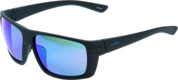 FMF VISION - PIT STOP SUNGLASS MT BLK / BLUE MIRROR - Image 1