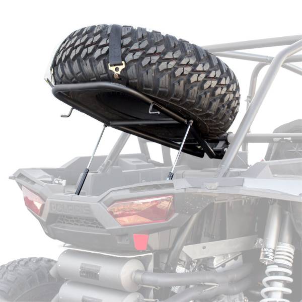 HMF - SPARE TIRE RACK BLK POL - Image 1