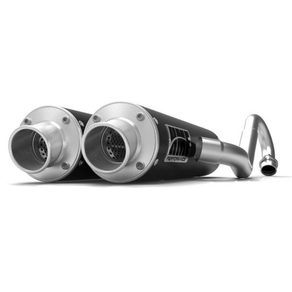 HMF - UTILITY PERFORMANCE DUAL 3/4 EXHAUST BLACK - Image 1