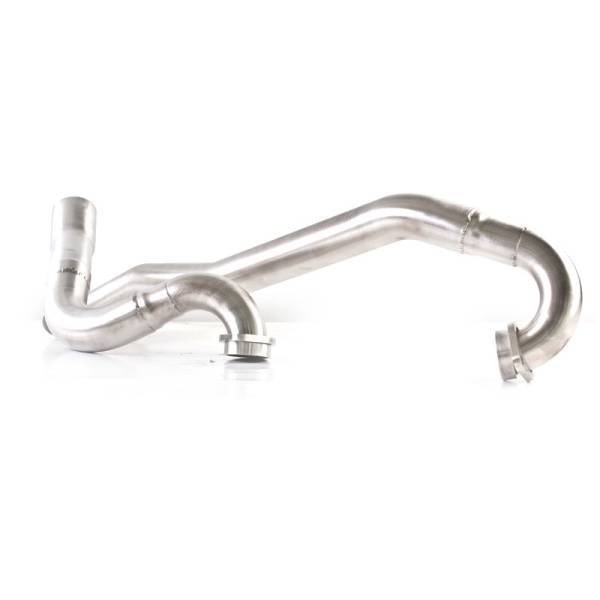 HMF - UTILITY PERFORMANCE EXHAUST FULL SYSTEM BRUSHED SIDE MNT - Image 1