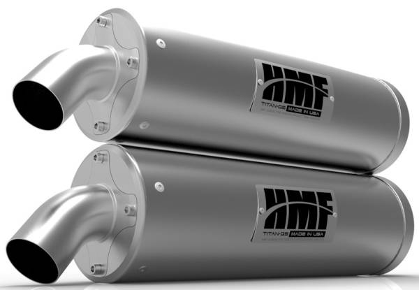 HMF - TITAN DUAL FULL SYSTEM BLACKOUT EXHAUST - Image 1