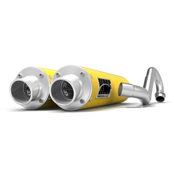 HMF - PERF SIDE BY SIDE EXHAUST 3/4 SYS YELLOW CENTER MOUNT - Image 1