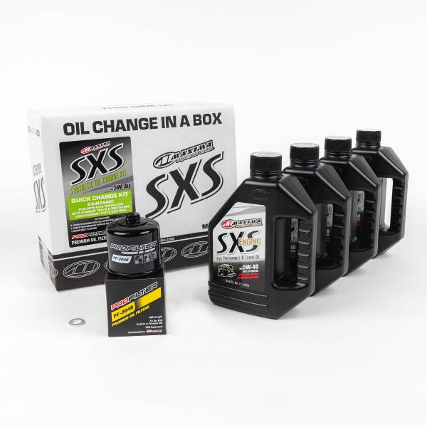 MAXIMA - SXS QUICK CHANGE KIT 5W-40 WITH OIL FILTER KAW KRX - Image 1