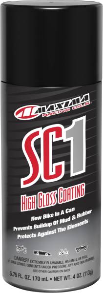 MAXIMA - HIGH GLOSS SC1 CLEAR COAT SILICONE SPRAY 4 OZ - Image 1