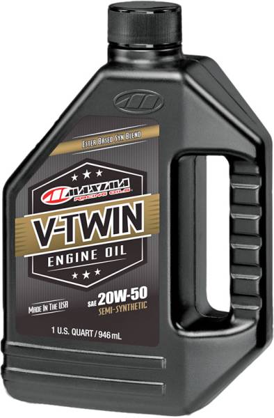 MAXIMA - V-TWIN SYNTHETIC BLEND ENGINE OIL 20W-50 32OZ - Image 1