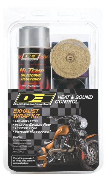 DEI - EXHAUST PIPE WRAP KIT TAN WRAP W/ALUMINUM COATING - Image 1