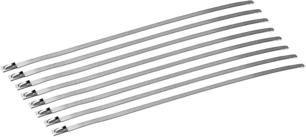 DEI - LOCKING TIES STAINLESS STEEL 8" 8/PK - Image 1