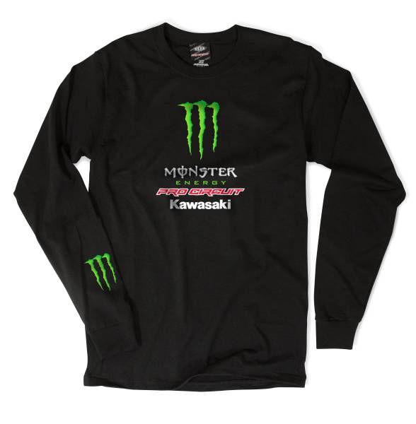 PRO CIRCUIT - MONSTER TEAM L/S TEE BLACK 2X - Image 1