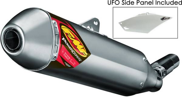 FMF - POWERCORE 4 HEX MUFFLER W/SIDE PANEL - Image 1