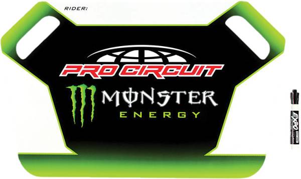 PRO CIRCUIT - MONSTER ENERGY PIT BOARD W/MARKER - Image 1