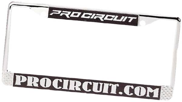 PRO CIRCUIT - LICENSE PLATE FRAME CHROME - Image 1