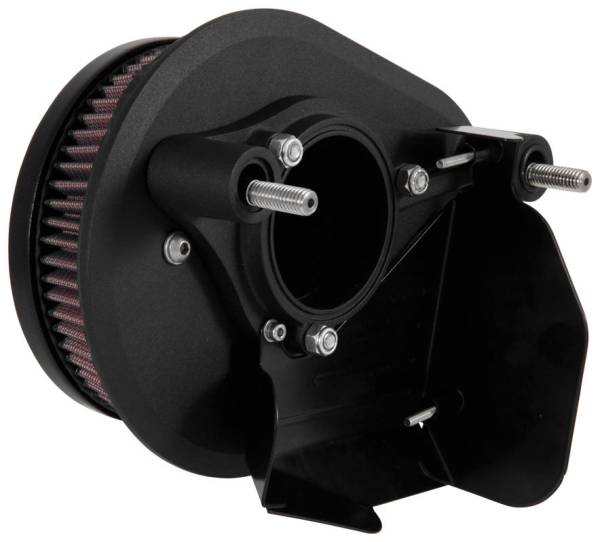 K&N - STREET METAL INTAKE FLARE BLACK FINISH - Image 1