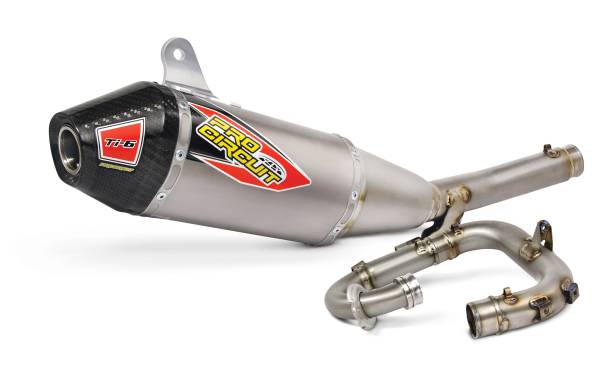 PRO CIRCUIT - TI-6 EXHAUST SYSTEM W/CARBON END CAP - Image 1