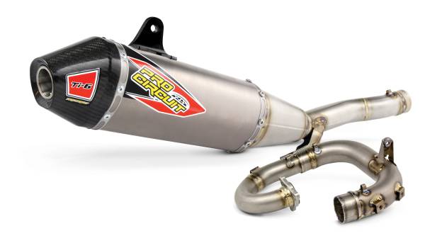 PRO CIRCUIT - TI-6 EXHAUST SYSTEM W/CARBON END CAP - Image 1