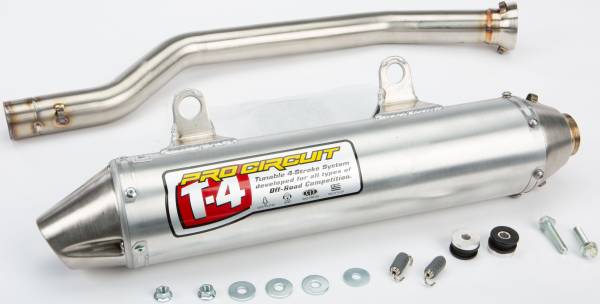 PRO CIRCUIT - T-4 EXHAUST SYSTEM W/SPARK ARRESTOR - Image 1