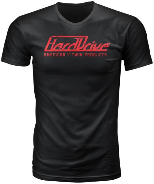 HARDDRIVE - T-SHIRT BLACK/RED 2X - Image 1